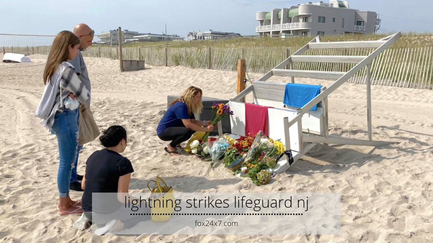 lightning strikes lifeguard nj